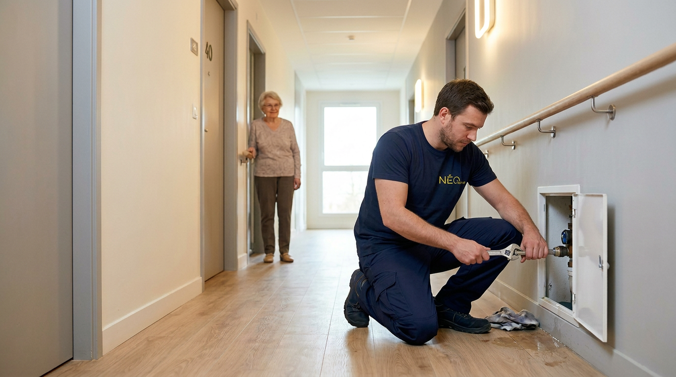 De la sécurité au “care” : la maintenance au service de l’expérience résident